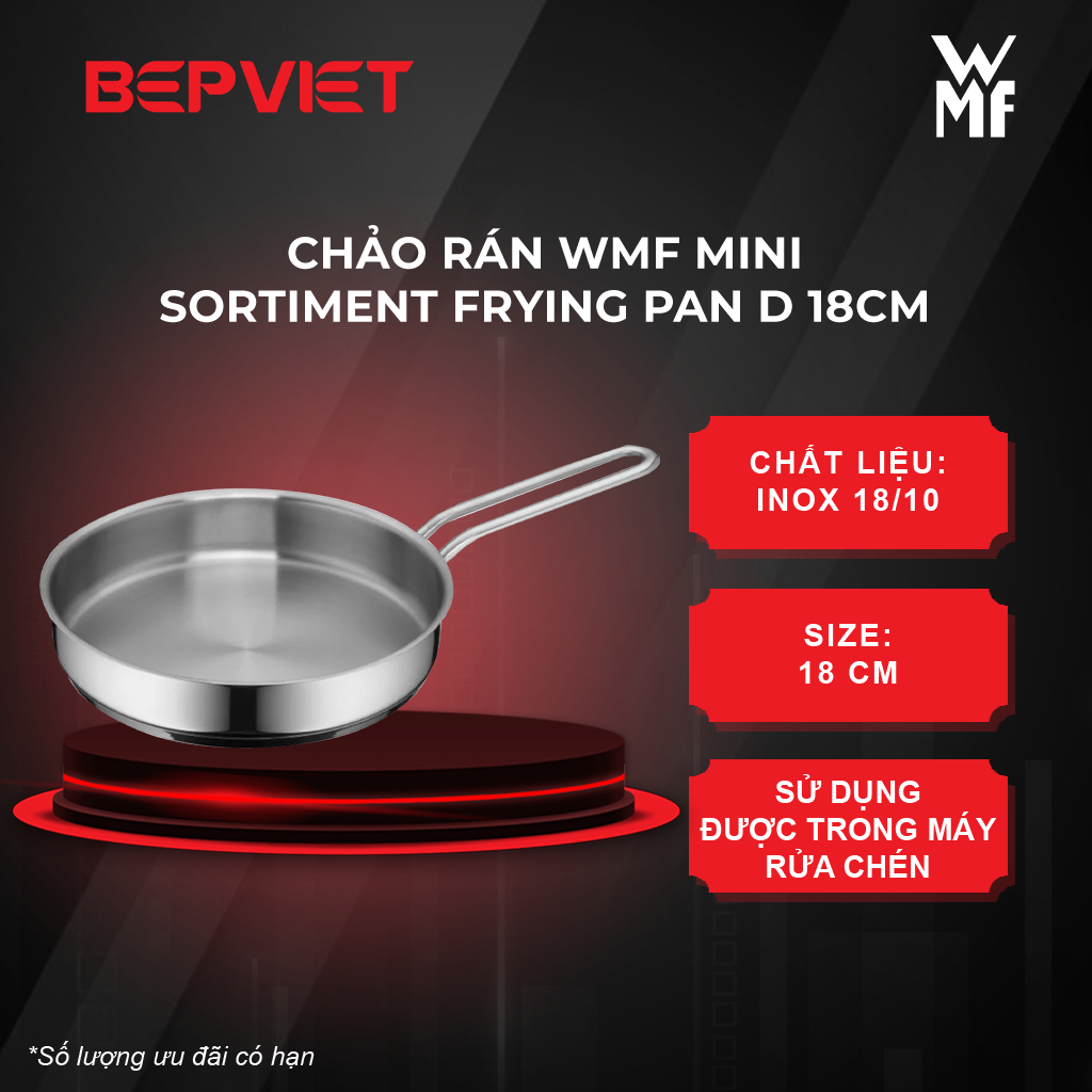 Chảo rán WMF MINI SORTIMENT FRYING PAN D 18CM - Sản Phẩm Chính Hãng ...