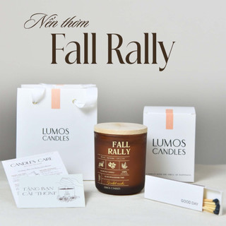Nến Thơm Quà Tặng Cao Cấp FALL RALLY Hương Gỗ Ấm Áp Sang Trọng [Kèm Túi Thiệp] Cho Phòng Vừa Và Nhỏ
