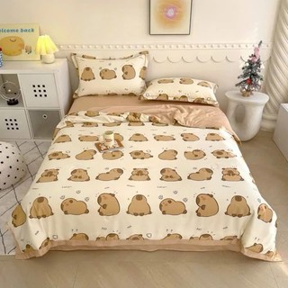 CAPYBARA - Bộ Vỏ Chăn Ga Gối Capybara 5 Món