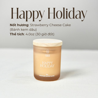 Nến Thơm Quà Tặng Cao Cấp Holiday Hương Bánh Kem Ngọt Ngào [Kèm Túi Thiệp] Cho Phòng Vừa Và Nhỏ