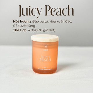 Nến Thơm Juicy Peach Quà Tặng Cao Cấp Hương ĐÀO Mùi Quả Ngọt [Kèm Túi Thiệp] Cho Phòng Vừa Và Nhỏ