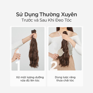 Xịt Dưỡng Tóc Giả CAPELLI Hỗ Trợ Gỡ Rối Và Làm Mềm Mượt Tóc Giả