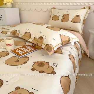 CAPYBARA - Bộ Vỏ Chăn Ga Gối Capybara 5 Món