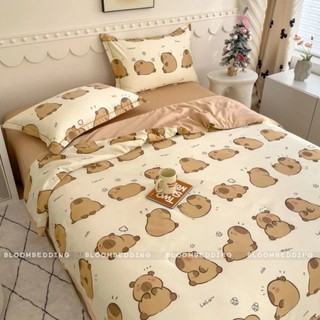 CAPYBARA - Bộ Vỏ Chăn Ga Gối Capybara 5 Món