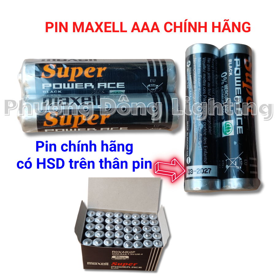 Combo 8 Viên Pin Maxell AA và 8 Viên Pin Maxell AAA 1.5v Siêu Bền Bỉ Hàng chính hãng