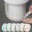 Combo 2 Cuộn băng keo dán viền Toilet, Bồn rửa bát, Bếp ga hoa văn chống thấm nước 3.2m