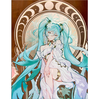 Goddess Miku standee, fanart fanmerch