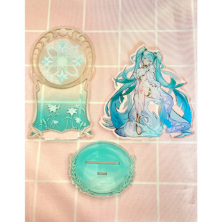 Goddess Miku standee, fanart fanmerch