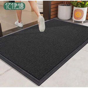 Thảm lót sợi nhựa bề mặt lưới chống thấm nước giữ bụi bẩn, đất đá giày dép đặt lối ra vào cửa chính nhà ở, cửa hàng