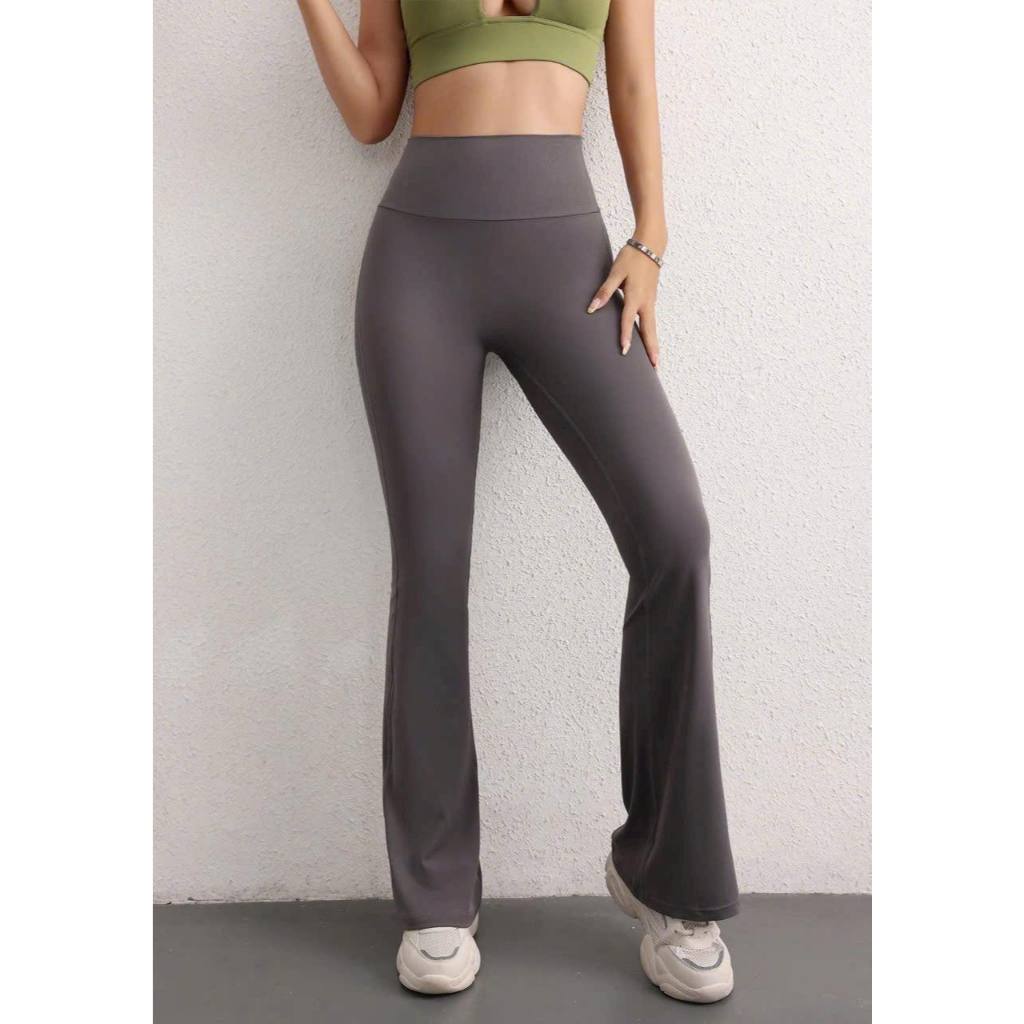 Quần Dài Ống Loe Trơn Q23 Chất LULU QUẢNG CHÂU HOTHISPORT