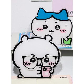 NEW！Usagi/ Momonga & Cute Chiikawa /Hachiware Acrylic Glasses Holder Stand – 17.7 x 19.8cm, Chiikawa-Inspired Desktop Ey