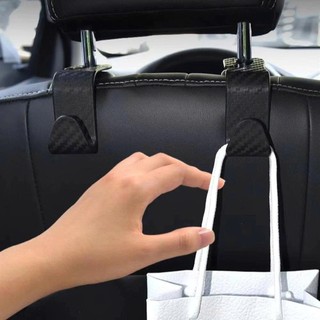 Móc Treo Đồ Sau Ghế Cacbon Dành Cho Ô Tô