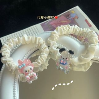 [🔥XƯỞNG SALE SẬP SÀN🔥]  Set 5 Dây Cột Tóc Họa Tiết Hoạt Hình Pacha Pacha Kuromi Yugui K12