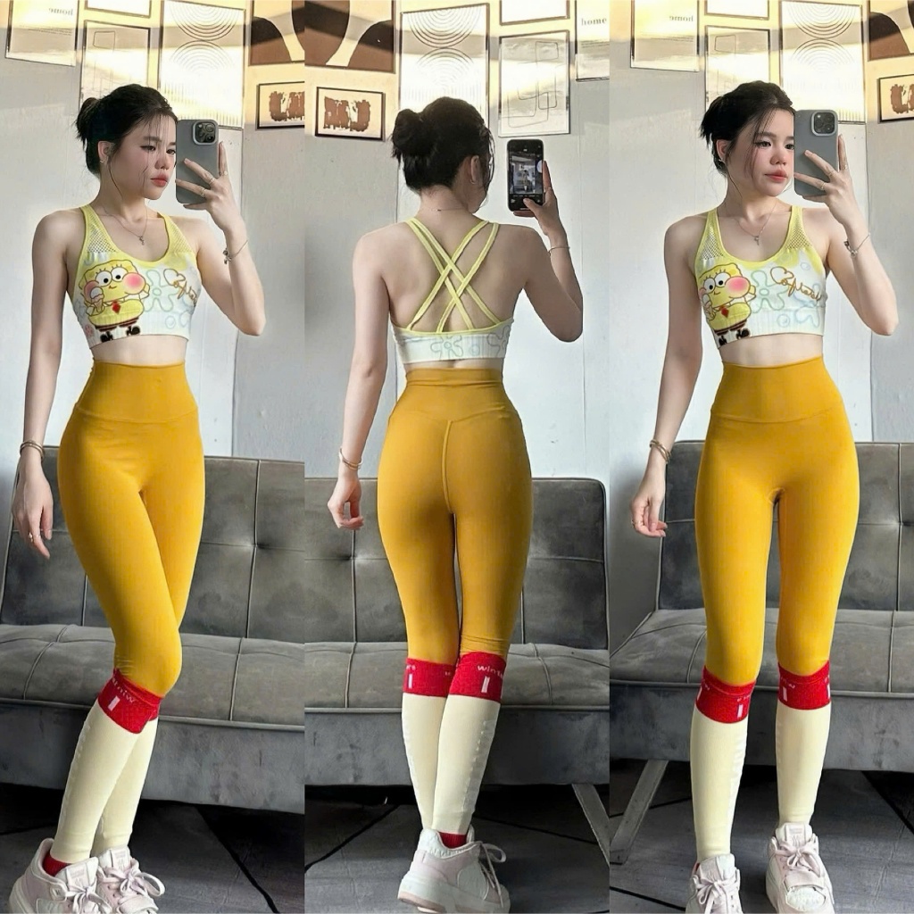 Áo Bra DỆT HOẠT HÌNH  MÚT ĐÚC thể thao Tập Gym-Yoga-Aerobic- ĐI BƠI HOTHISPORT