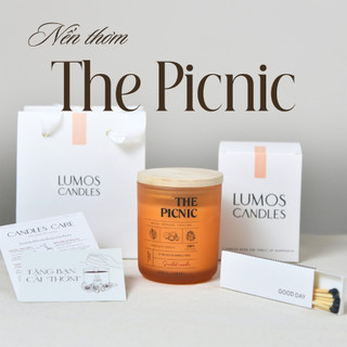 Nến Thơm Quà Tặng Cao Cấp The Picnic Hương Trái Cây Mùa Hè [Kèm Túi Thiệp] Cho Phòng Vừa Và Nhỏ