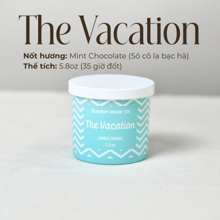Nến Thơm Quà Tặng Cao Cấp The Vacation Hương Socola Bạc Hà [Kèm Túi Thiệp] Cho Phòng Vừa Và Nhỏ