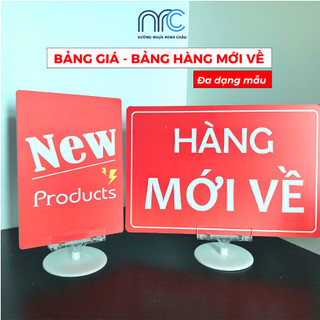 Combo 2 Bảng sale Hàng mới về, Bảng sale giảm giá - Bảng sale Fomex đa dạng mẫu mã, kích thước