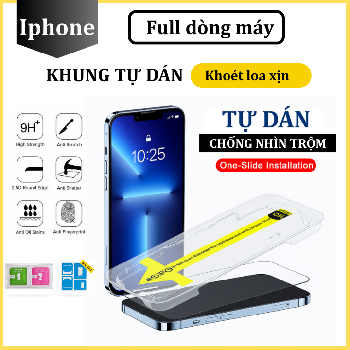 Cường lực Khung Tự Dán iphone 16promax 16pro 15promax 15pro 14promax 14pro 13 12 11 pro promax 11 X XS XSmax 7plus 8plus
