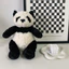 Gấu Thú Bông Gấu Trúc Panda Đen Xám Ú Lông Tầng Quà Tặng Độc Đáo Lông Xù Siêu Mềm Mịn Siêu Dễ Thương