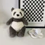 Gấu Thú Bông Gấu Trúc Panda Đen Xám Ú Lông Tầng Quà Tặng Độc Đáo Lông Xù Siêu Mềm Mịn Siêu Dễ Thương