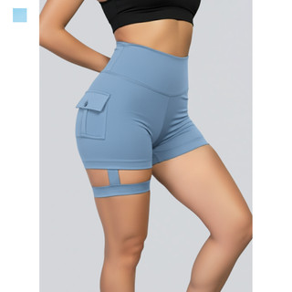 Quần short đùi tập gym tập yoga chất liệu co giãn thoáng mát tôn dáng cho nữ XCHAMP02