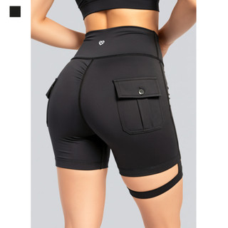 Quần short đùi tập gym tập yoga chất liệu co giãn thoáng mát tôn dáng cho nữ XCHAMP02