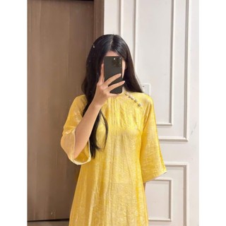 Áo dài tơ tằm mẫu mới về đủ màu tha hồ cho các nàng lựa .Mặc là yêu nhìn là mê