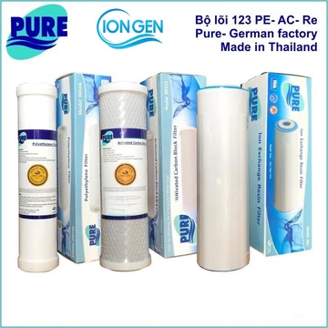 Bộ lõi lọc cao cấp Pure Thái Lan cho tiền lọc máy ion kiềm, máy lọc nước RO - HÀNG CHÍNH HÃNG