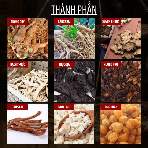 Thảo mộc thiên nhiên - Đông y gia truyền Đông Cát - Hoàn tán bổhuyếtđiềukinh - Túi 500 hoàn
