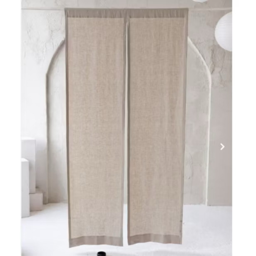 Rèm Norel, Rèm Nhật, Xẻ Tà 2 Mảnh, (CHƯA CÓ THANH TREO) Chất Liệu Đũi Linen,che nắng nhẹ,trang trí cửa,spa,homestay
