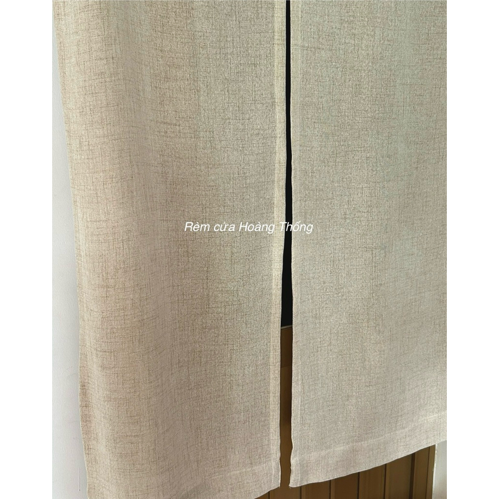 Rèm Norel, Rèm Nhật, Xẻ Tà 2 Mảnh, (CHƯA CÓ THANH TREO) Chất Liệu Đũi Linen,che nắng nhẹ,trang trí cửa,spa,homestay