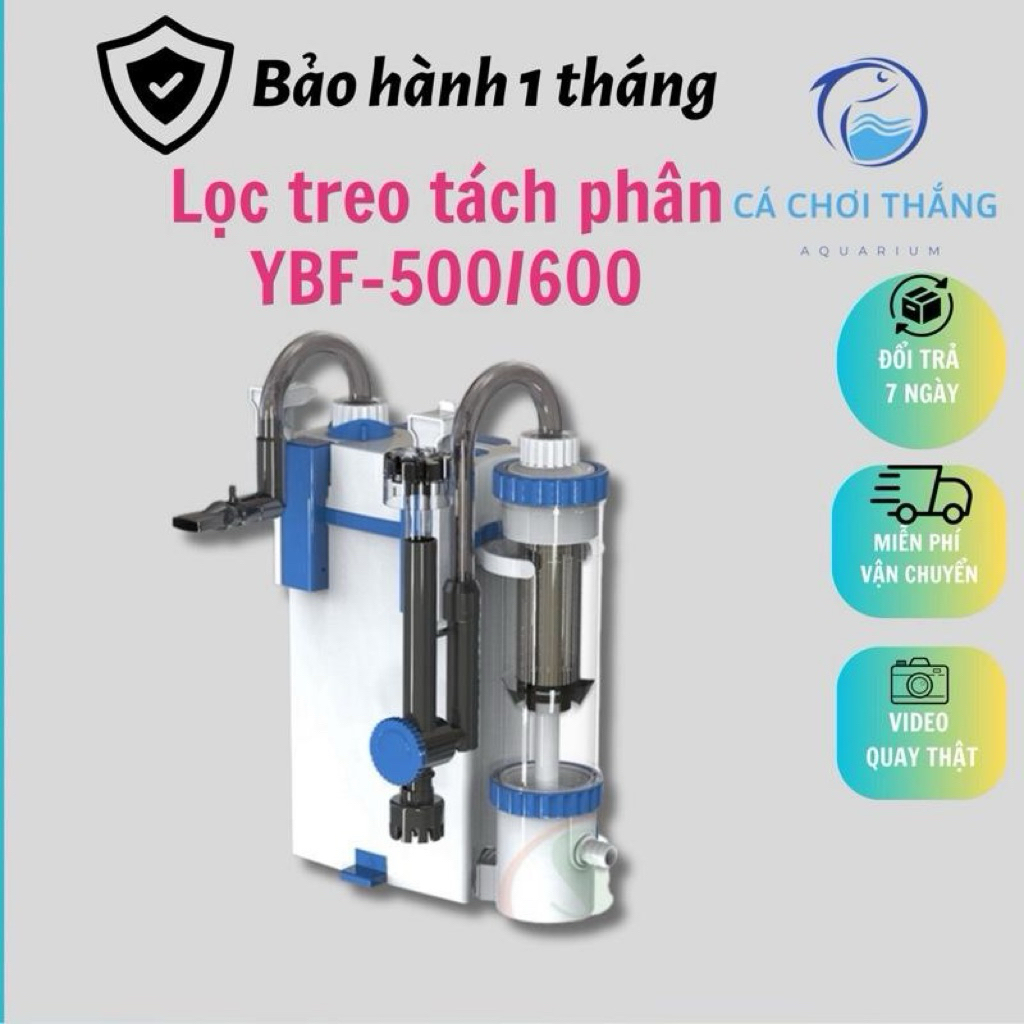 Lọc treo thế hệ mới nhất YBF 500/600 - Kèm khoang tách phân, van xả đáy ...
