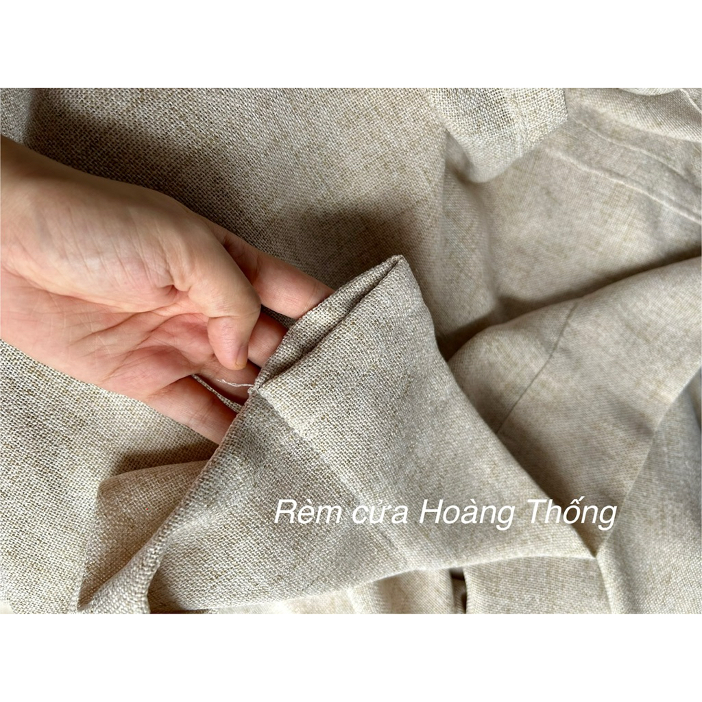 Rèm Norel, Rèm Nhật, Xẻ Tà 2 Mảnh, (CHƯA CÓ THANH TREO) Chất Liệu Đũi Linen,che nắng nhẹ,trang trí cửa,spa,homestay