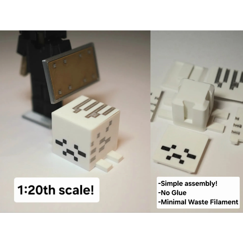 Minecraft Figure Sad Dried Ghast Mini để bàn làm việc, giá sách ...