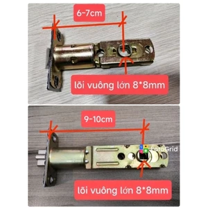 Lõi cò khoá 6-7cm/lõi cò dài 9cm-10cm/lõi vuông lớn 8*8mm cho khóa thông minh