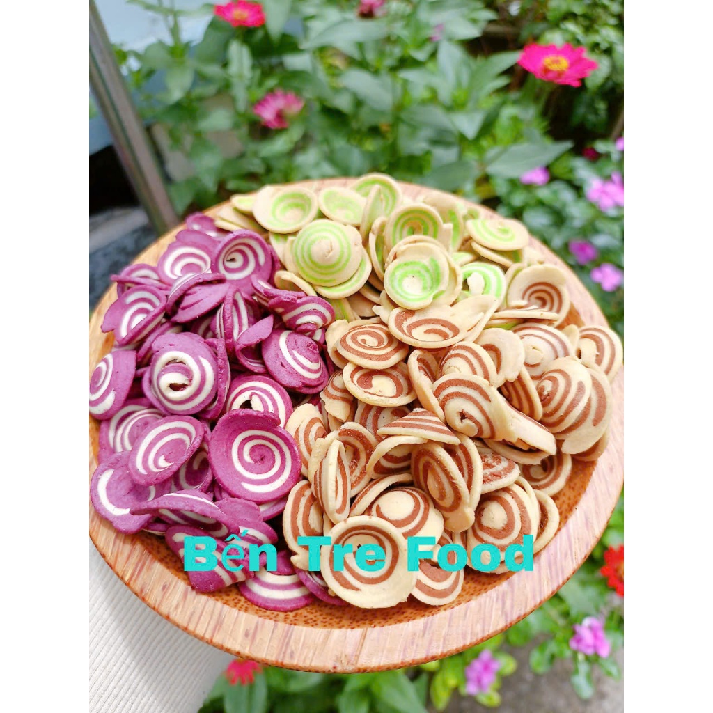 Bánh Tai Nhí Cốt Dừa 3 Vị ( trà xanh-truyền thống-khoai môn)