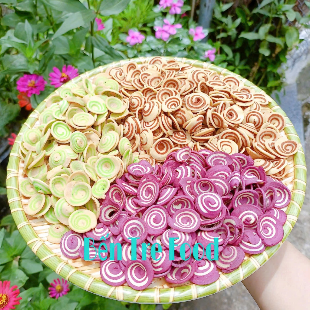 Bánh Tai Nhí Cốt Dừa 3 Vị ( trà xanh-truyền thống-khoai môn)