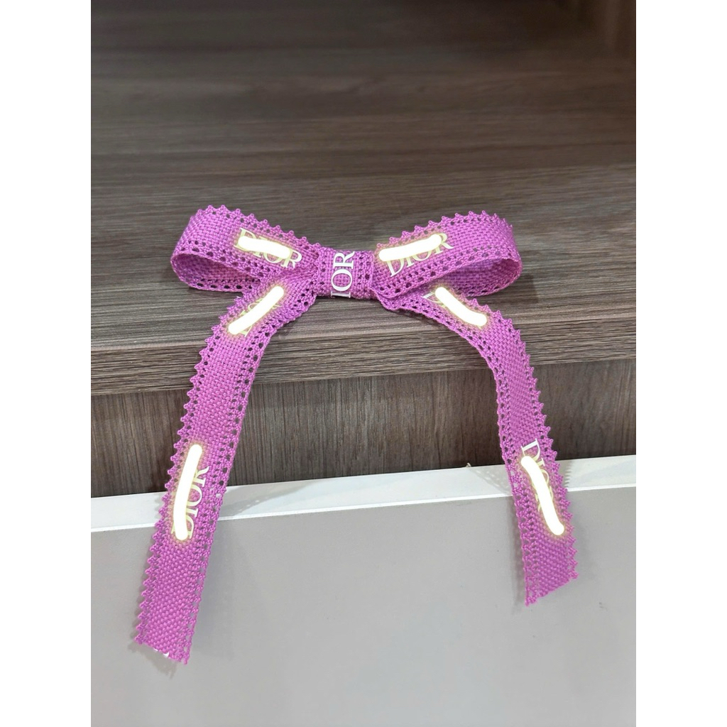ZuchenbyKao Kẹp tóc ribon nơ hồng new