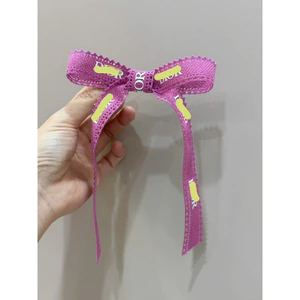 ZuchenbyKao Kẹp tóc ribon nơ hồng new