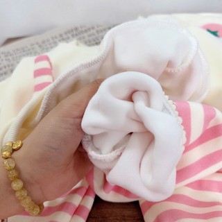 Bộ thu đông chất nỉ lót lông mềm mịn siêu ấm thêu mèo lót bông bé gái đi học đi chơi xinh xắn 8-30kg