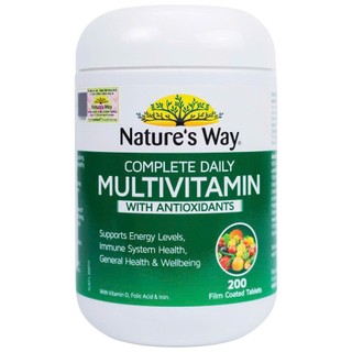 [HÀNG ÚC] Vitamin tổng hợp Nature’s Way Complete Daily Multivitamin tăng cường sức khoẻ toàn thân