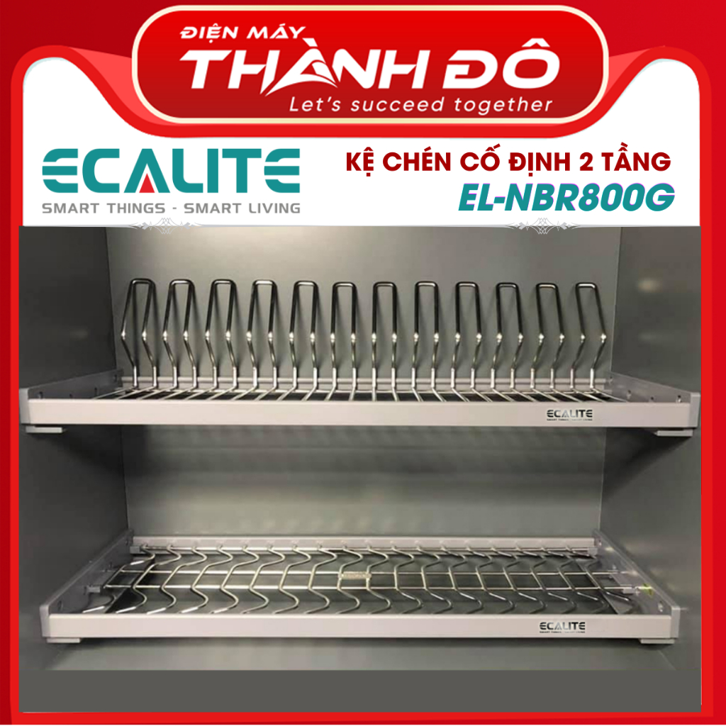 [CHÍNH HÃNG] Kệ Chén Cố Định Tủ Trên 2 Tầng 800mm Nan Oval N-Series ...