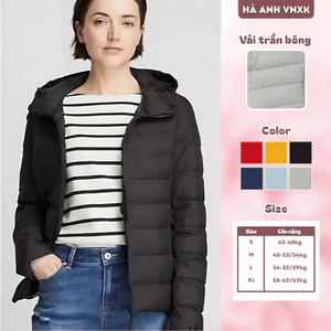Áo Phao Nữ Unired VNXK Dư Xịn Siêu Nhẹ, Áo Khoác Bông Trần