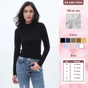 Áo Nỉ Len Giữ Nhiệt 3cm AERO Xuất Xịn Bền Màu Thoải Mái Co Giãn Tốt Giữ Form Dễ Phối Đồ