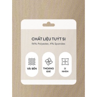 [SALE OFF] Quần âu nữ YODY đai 2 bên sườn, vải Tuytsi mềm mại, thoải mái vận động WCTR25S076