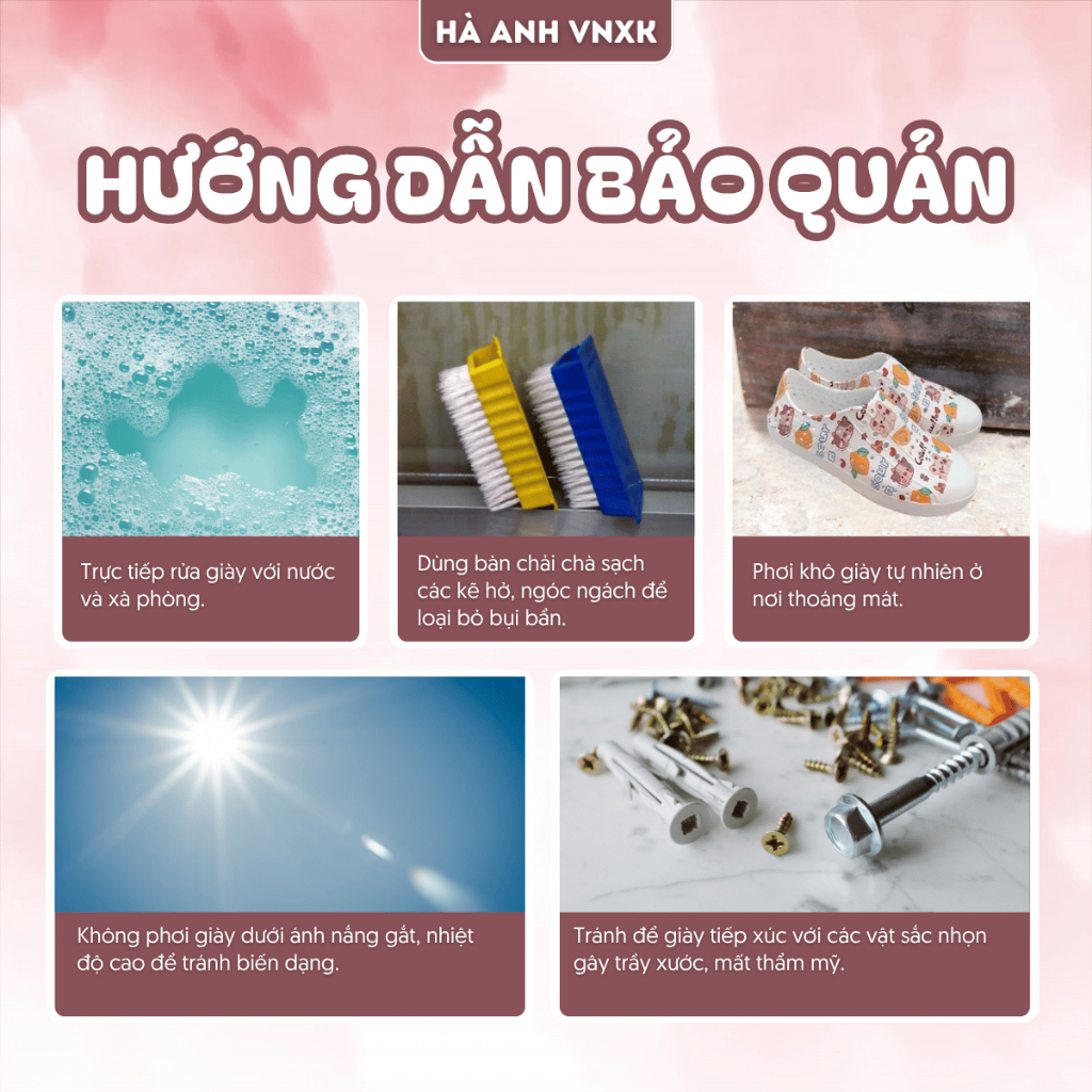 Giày Nhựa Đi Mưa Đúc Nguyên Khối Hoạ Tiết Ngộ Nghĩnh Siêu Êm Mềm Bền Bỉ Chống Thấm Nước
