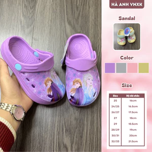 Dép Sục Cho Trẻ Em, Dép Bé Trai & Bé Gái Hàng Xuất Mỹ In Hình Người Nhện Mickey Siêu Bền