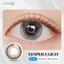 Kính áp tròng khoá ẩm 8H 1 Tháng Màu Xám Ánh Nâu Khói CARASE, Lens cận VESPERA GRAY
