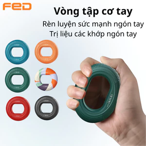 Vòng Tập Tay Silicon Luyện Tập Sức Mạnh Ngón Tay, Dụng Cụ Cầm Nắm Phục Hồi Chức Năng 9-36kg