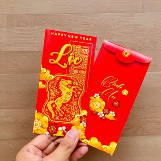 🌸BÁN CHẠY🌸 Combo 10 Bao Lì Xì 2026 CHỮ LỘC , BAO LÌ XÌ NGỰA, Bao Thuận Buồm Xuôi Gió